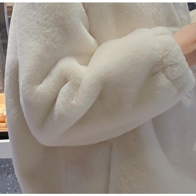 ファージャケット レディース アウター 冬 ジャケット フェイク