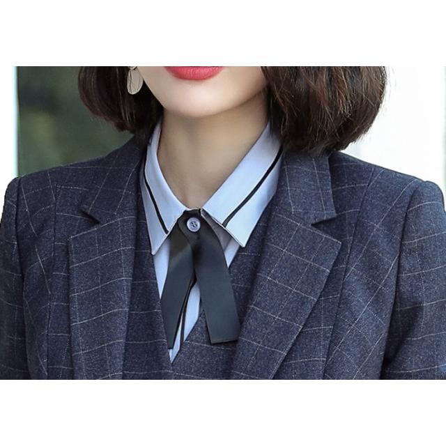 パンツスーツ レディース セットアップ スーツ チェック