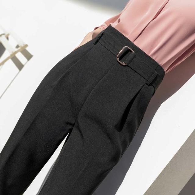 テーパードパンツ レディース ボトムス 春夏 センタープレス テーパードパンツ レディース ボトムス 春夏 センタープレス
