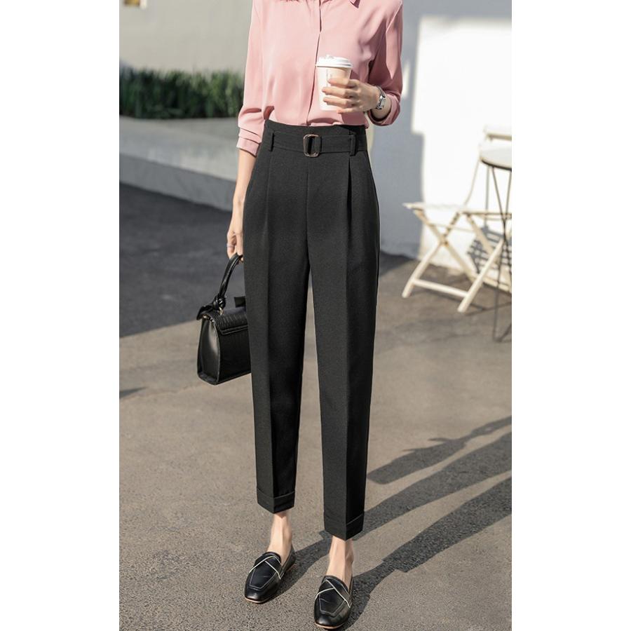 テーパードパンツ レディース ボトムス 春夏 センタープレス テーパードパンツ レディース ボトムス 春夏 センタープレス