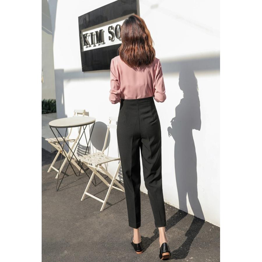 テーパードパンツ レディース ボトムス 春夏 センタープレス テーパードパンツ レディース ボトムス 春夏 センタープレス