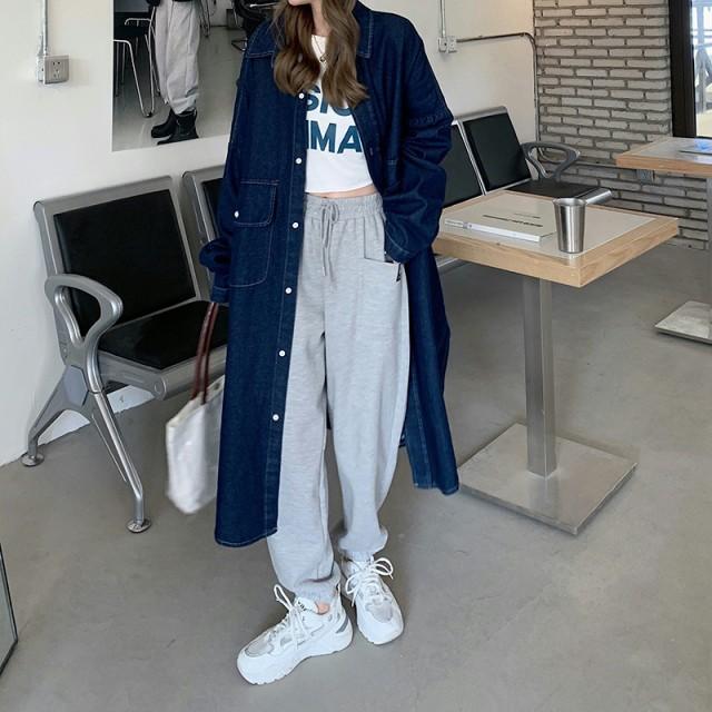 デニム コート ロング デニムコート アウター レディース 春 秋 デニム コート ロング デニムコート アウター レディース 春 秋