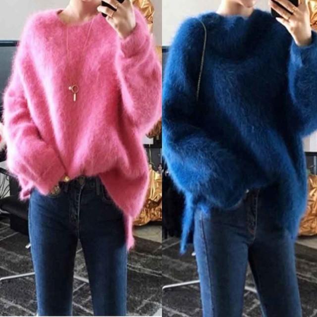 極美品꧁ロンハーマン꧂ふわふわ✨モヘヤセーター ニット ピンク XS 極美品꧁ロンハーマン꧂ふわふわ✨モヘヤセーター ニット ピンク XS
