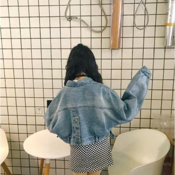 デニム ジャケット Gジャン 韓国 原宿系 アウター ショート丈