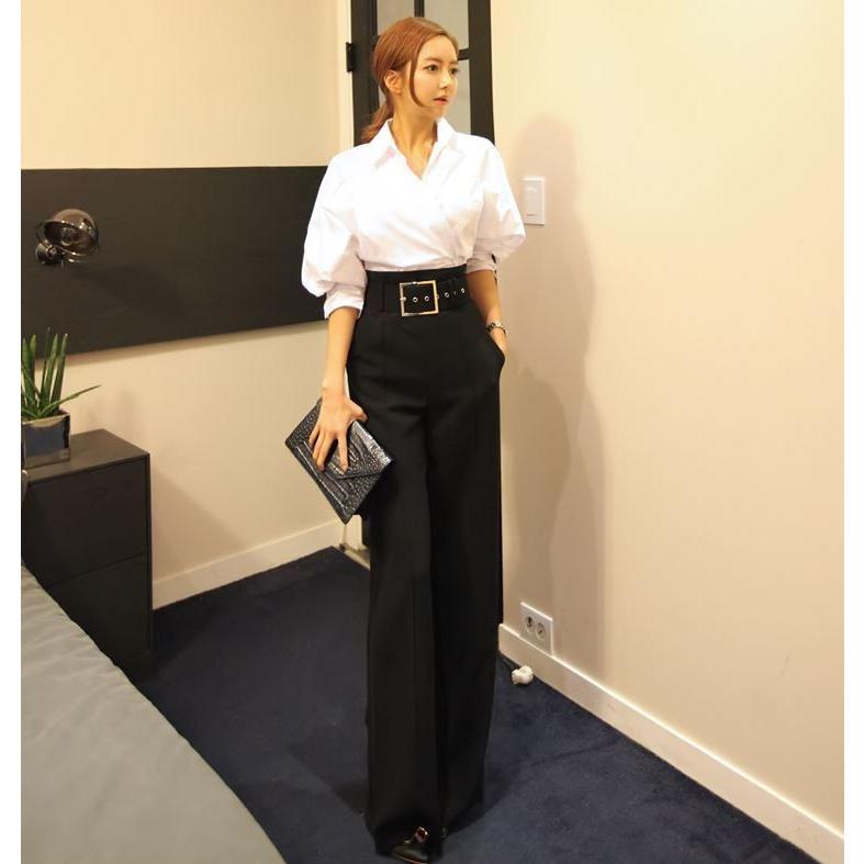 ハイウエスト ワイド パンツ 綺麗め オフィス 韓国ファッション 華やか デート お出かけ 通勤服 春 秋 冬 黒 ボトムス レディース 大きいサイズ 3l :G0015:Leap・リープ - 通販 - Yahoo!ショッピング ハイウエスト ワイド パンツ 綺麗め オフィス 韓国ファッション 華やか デート お出かけ 通勤服 春 秋 冬 黒 ボトムス レディース 大きいサイズ 3l :G0015:Leap・リープ - 通販 - Yahoo!ショッピング