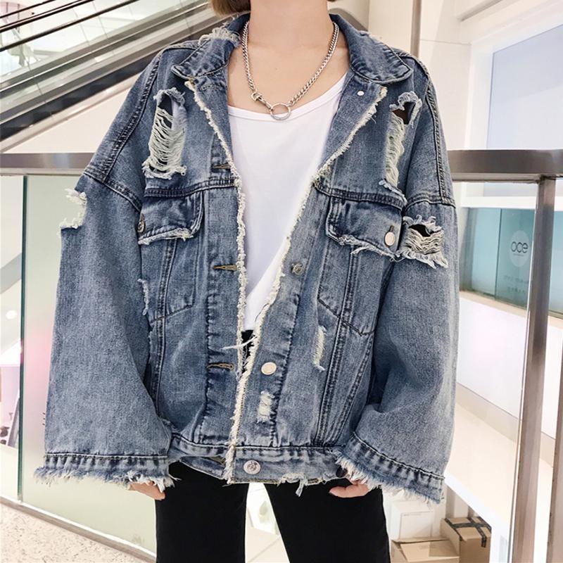 【美品✨】RonHerman ノーカラージャケット　Gジャン フェード加工 デニム ジャケット Gジャン ダメージ加工 ハード フリンジ