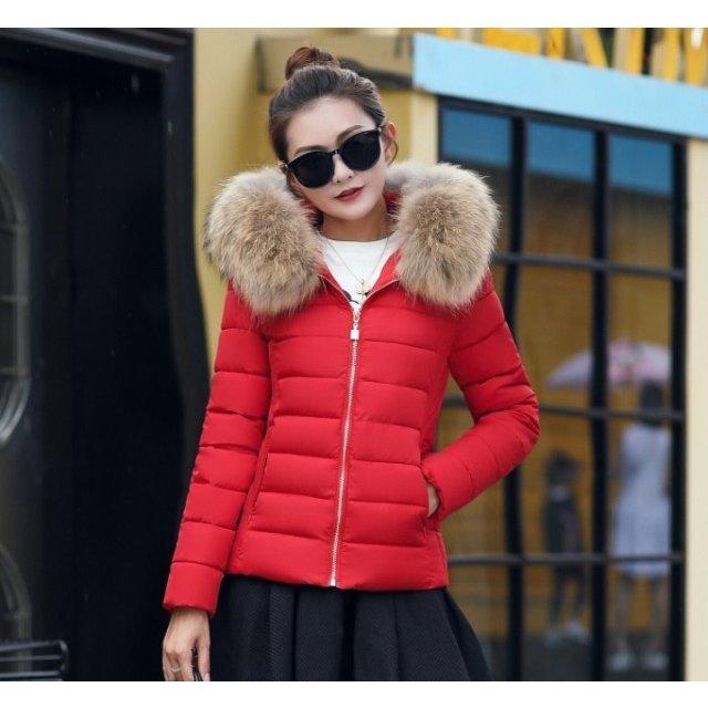 一部即納 ダウンジャケット レディース ショート 大きいサイズ ファー