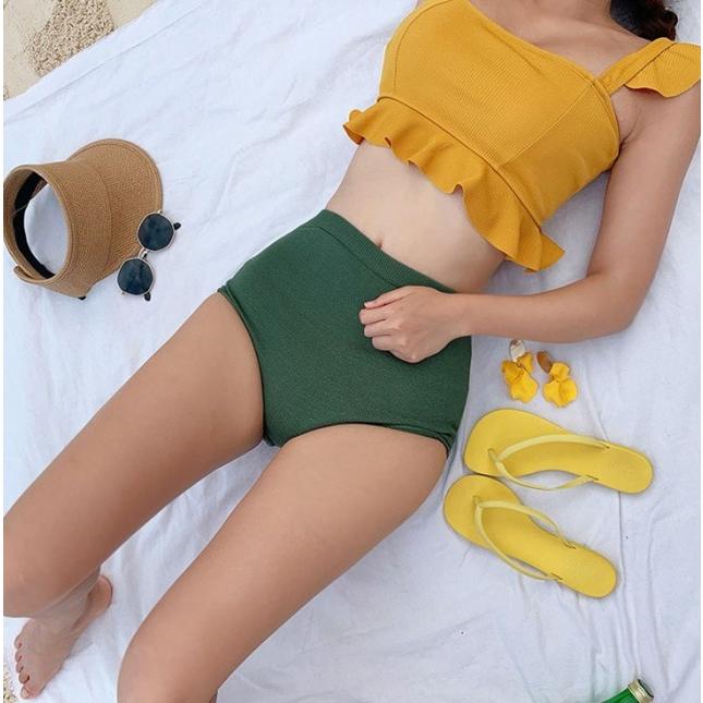 水着 ビキニ ビスチェ ハイウエスト 韓国 水着 レディース タンキニ 小胸 フリル 可愛い 露出少なめ 水着 体型カバー 大きいサイズ ママ水着 Ssa0031 Leap リープ 通販 Yahoo ショッピング