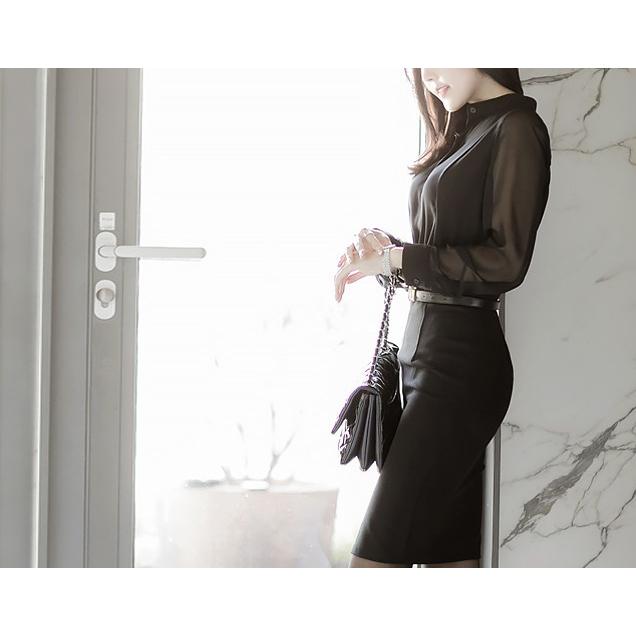 シャツブラウス トップス レディース 長袖 シアー シースルー ブラウス