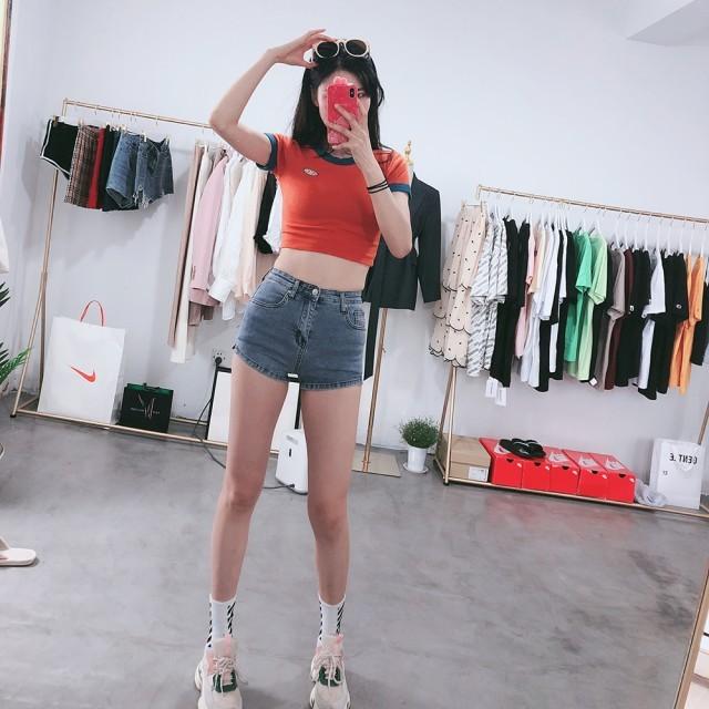 セクシー ホットパンツ レディース デニム ショートパンツ 黒