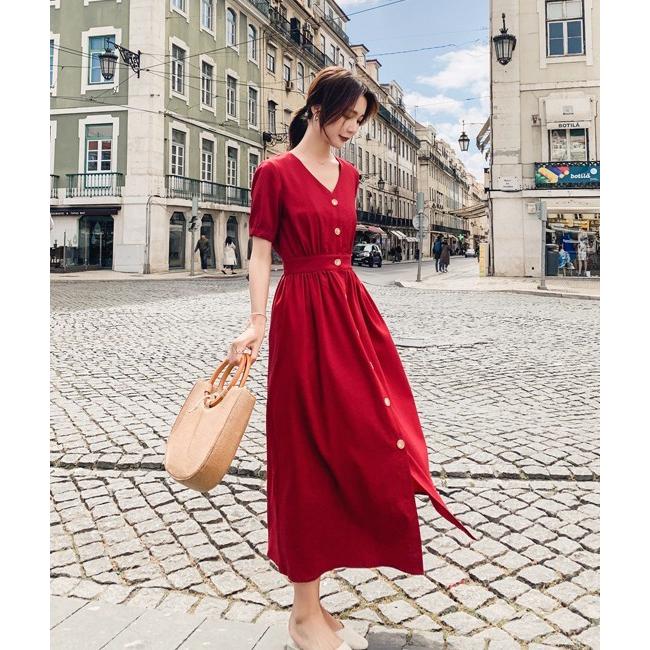 海外希少【VALENTINO】Vデザイン バイカラーワンピース 海外希少【VALENTINO】Vデザイン バイカラーワンピース