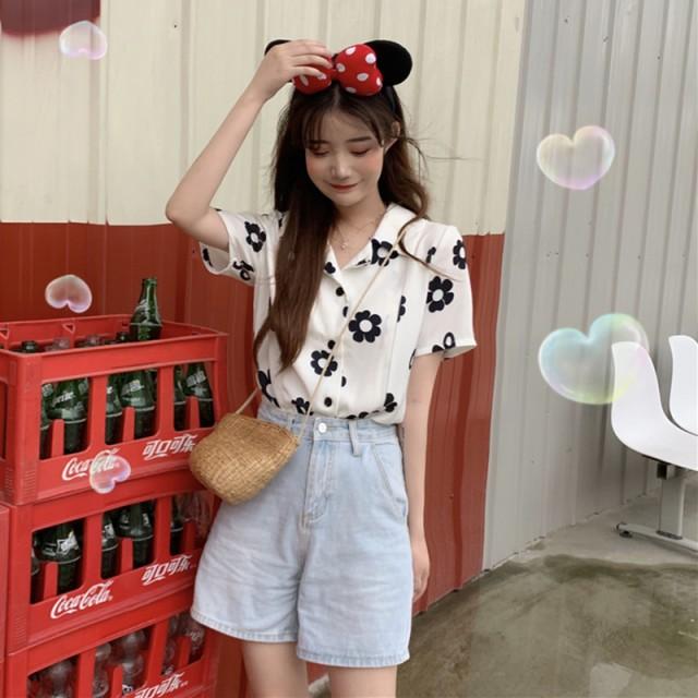 アロハシャツ 花柄 トップス 柄シャツ 半袖 レディース シャツ アロハシャツ 花柄 トップス 柄シャツ 半袖 レディース シャツ