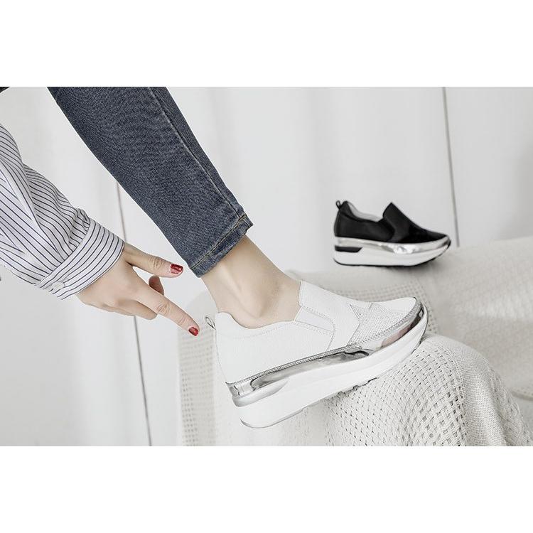 スニーカー レディース 白 厚底 星型 ホワイト ラインストーン 黒