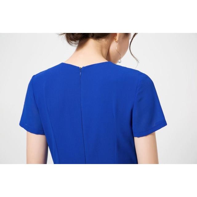 パンツドレス かっこいい 袖あり パーティードレス 結婚式 お呼ばれ