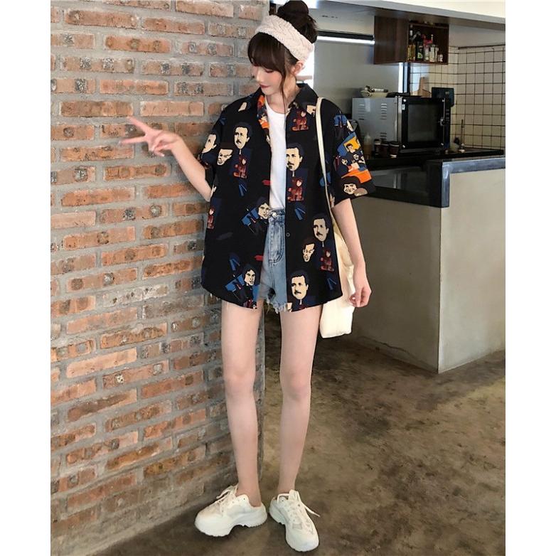 シャツ レディース トップス 半袖 シャツブラウス アロハシャツ