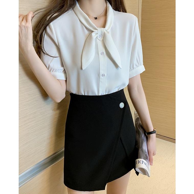 ブラウス トップス シャツ Tシャツ レディース 夏 大きいサイズ 半袖 襟付き ボウタイブラウス 合わせやすい きれいめ 上品 ネイビー ホワイト お洒落 母親 モダ 楽天市場】【10%OFFクーポン対象商品】【洗える】レディース