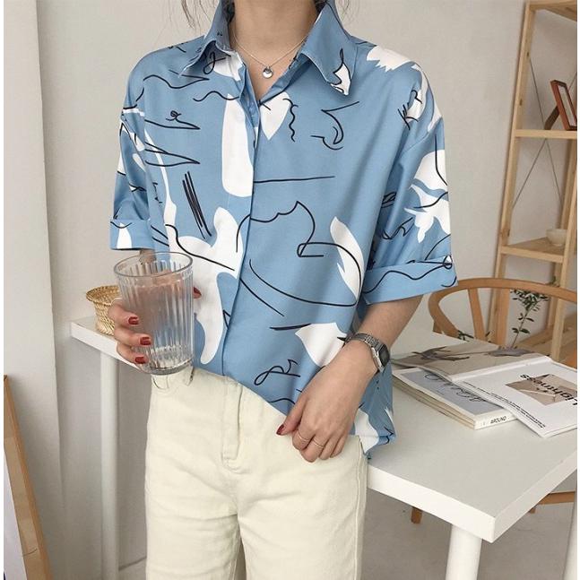 【新品】レディース　総柄　トップス　ブラウス　半袖　昭和レトロ　ツートン肩パット 夏ブラウス シャツ レディース 夏トップス 半袖 ギンガム