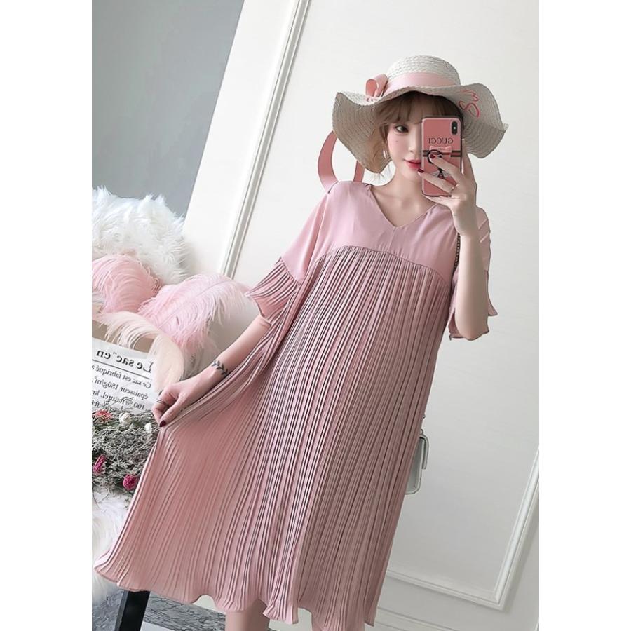 マタニティ ワンピース 大きいサイズ 春 夏 膝丈 半袖 五分袖 マタニティ ワンピース 大きいサイズ 春 夏 膝丈 半袖 五分袖