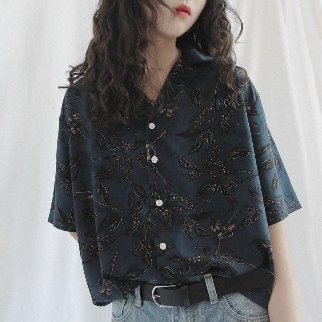 アロハシャツ レディース トップス シャツ ブラウス オープン