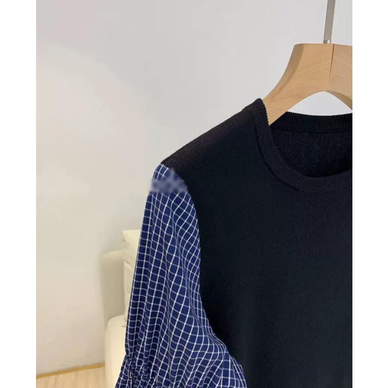LiSA ドッキングシャツ ドッキングシャツ レイヤード風トップス 重ね着風 シャツ