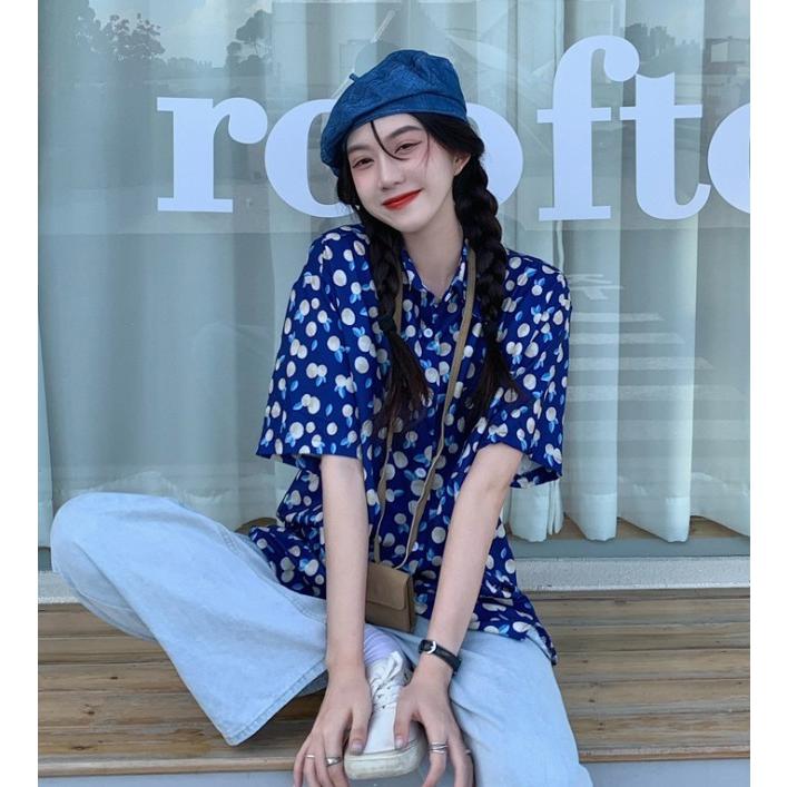 アロハシャツ レディース トップス 春夏 柄シャツ 襟付き シャツ