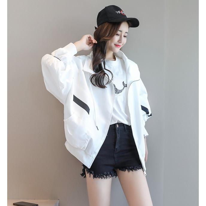 ジップジャケット ブルゾン ジャンパー レディース ドルマン