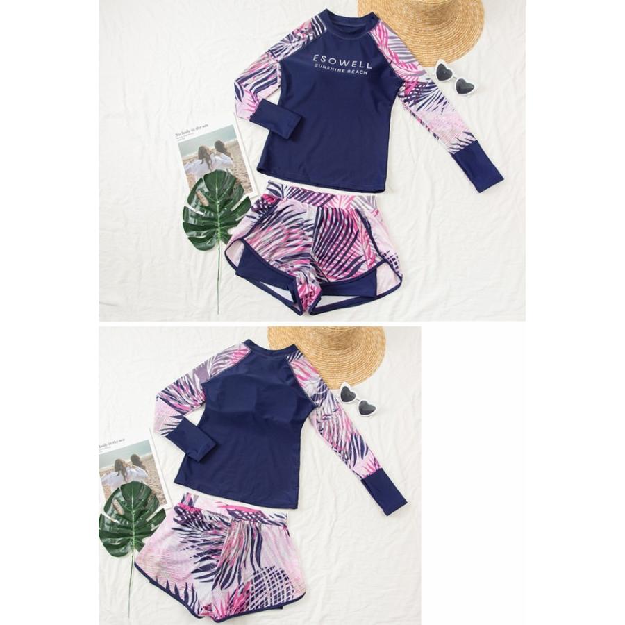 レピドス　ユナイテッドアローズ　花柄長袖ラッシュガード セパレート水着セット レピドス｜ユナイテッドアローズ公式通販