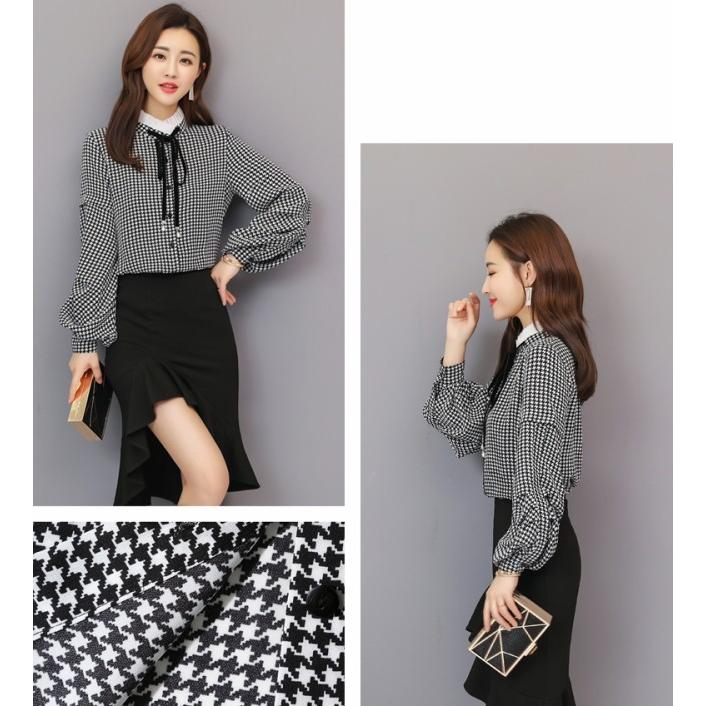 ボウタイブラウス フリル襟ブラウス シャツブラウス レディース