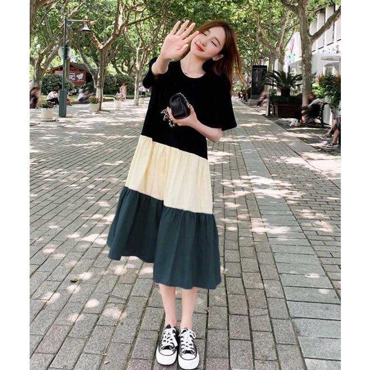 ワンピース レディース Tシャツワンピース ティアードワンピース 春 夏