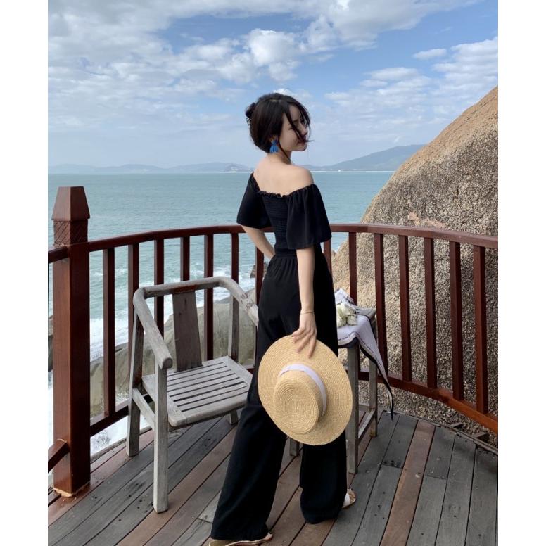 オールインワン ジャンプスーツ レディース ワイドパンツ つなぎ