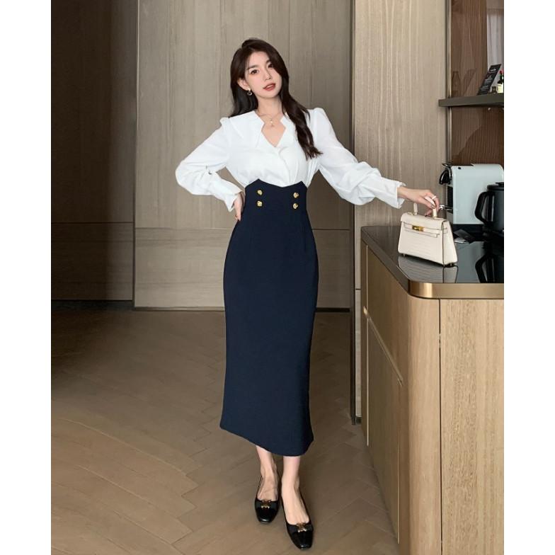 ルミエーブル　ハイウエストスカート 楽天市場】タイトスカート ロング ミモレ丈 レディース ボトムス