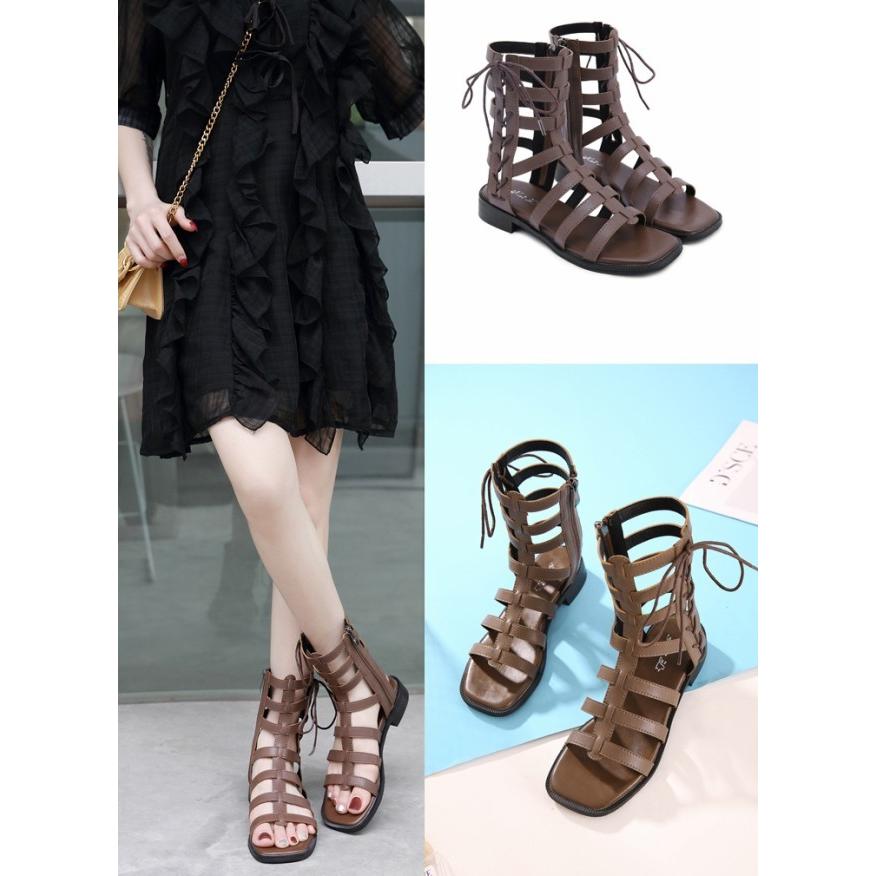 オープントゥ ブーツサンダル サマーブーツ レディース