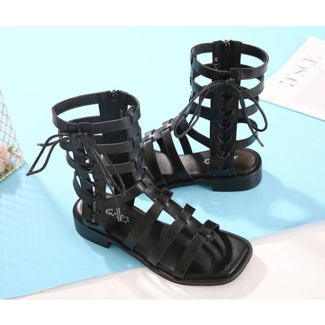 オープントゥ ブーツサンダル サマーブーツ レディース