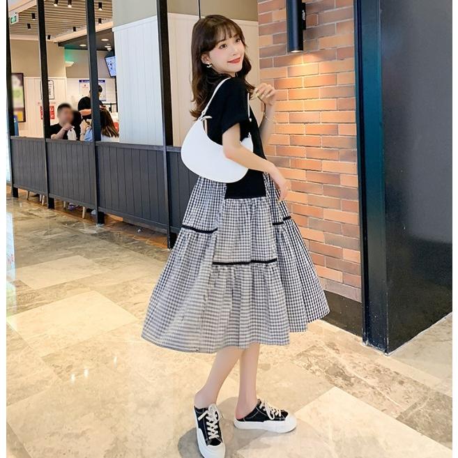 花柄チェック半袖ひざ丈ワンピース 楽天市場】◇◇期間限定クーポン◇◇SALE ワンピース 半袖 ひざ丈