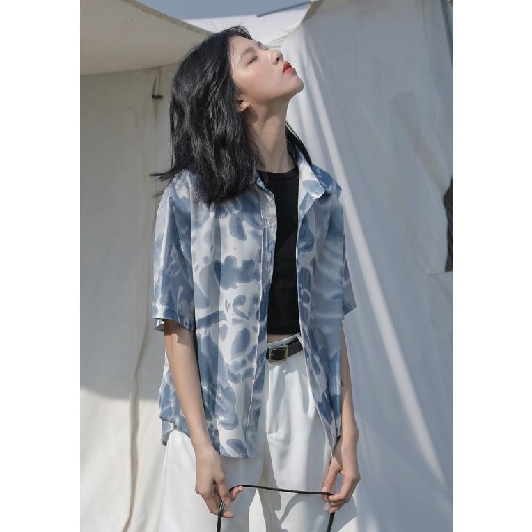 アロハシャツ レディース 柄シャツ 半袖 トップス 夏 春 シャツ