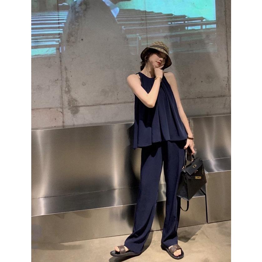 レディース パンツドレス セットアップ ノースリーブ パンツドレス かっこいい セットアップ レディース きれいめ
