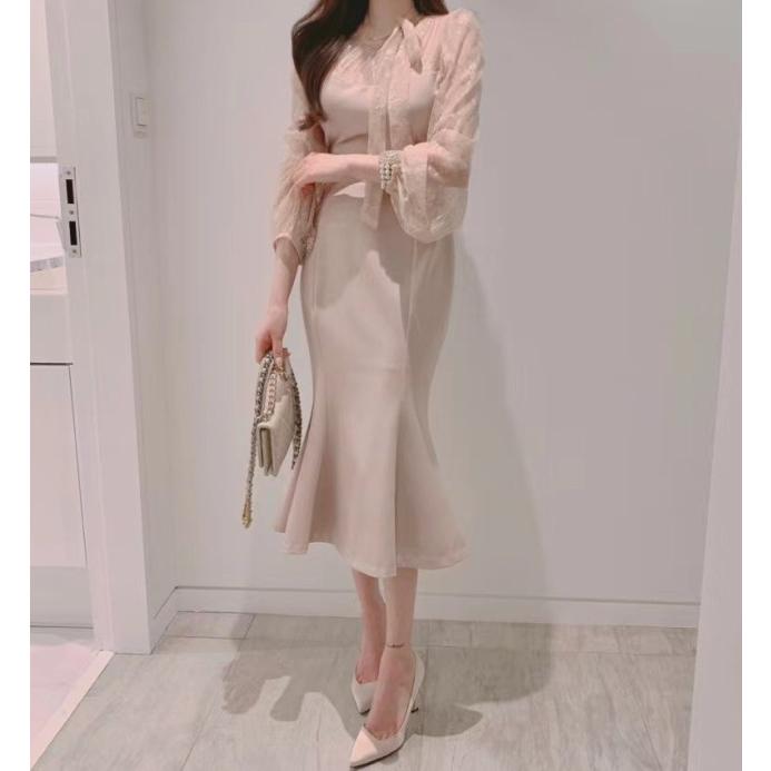 パーティードレス 結婚式 お呼ばれドレス マーメイドワンピース