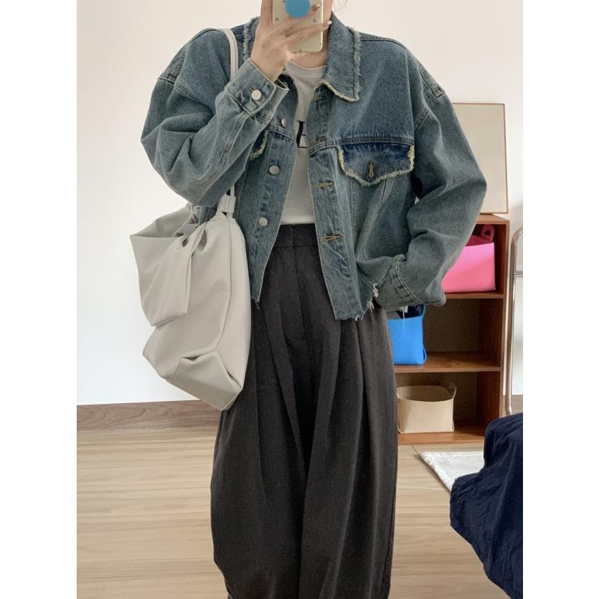 デニムジャケット レディース アウター 春 秋 デニム ジャケット 長袖