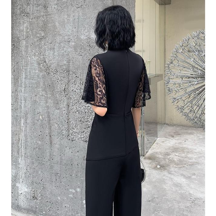 パンツドレス かっこいい パーティードレス 結婚式 お呼ばれドレス