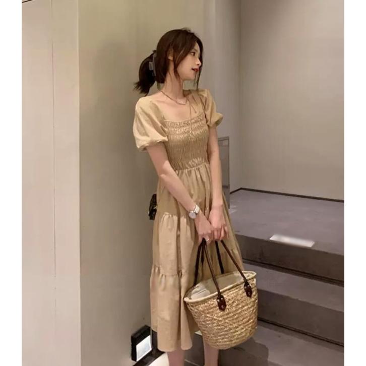 ティアードワンピース 半袖 ワンピース レディース 春夏 切り替え