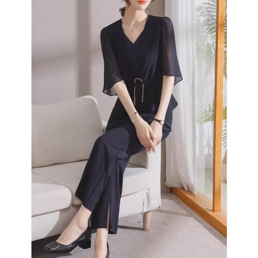 パンツドレス かっこいい セットアップ レディース 大きいサイズ