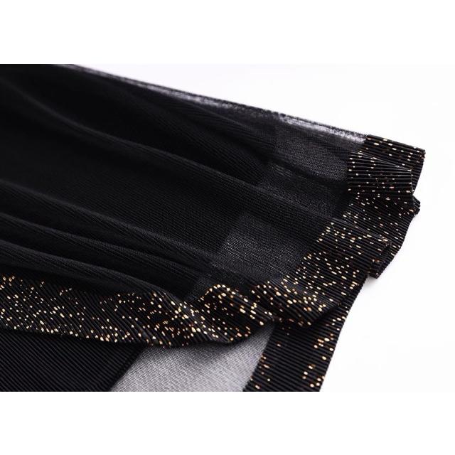 レイヤード風 ワンピース レディース パーティードレス 結婚式