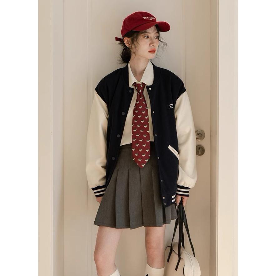 スタジャン レディース アウター 秋冬 ブルゾン ジャンパー