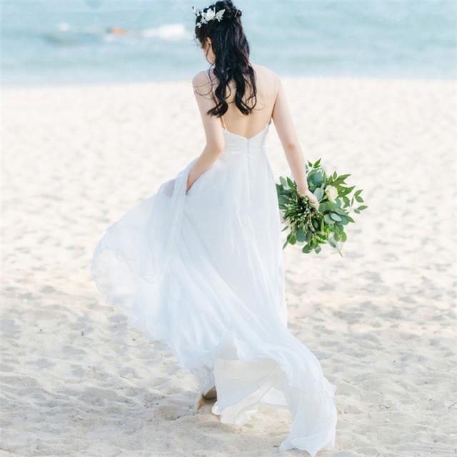 ウェディングドレス ドレス 白 ロングドレス スレンダーライン