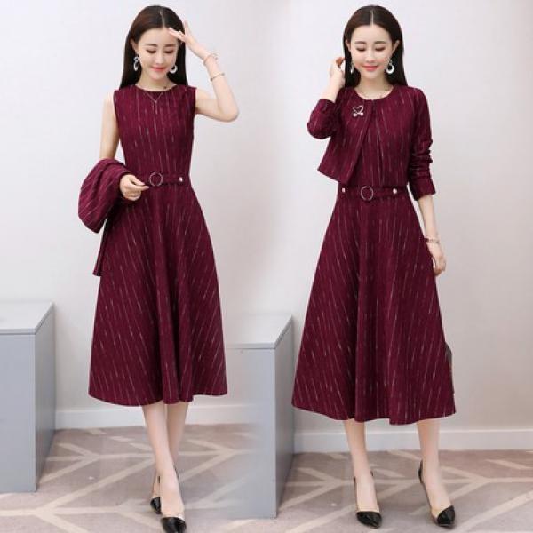 買取 東京 セットアップ ワンピーススーツ ノーカラージャケット レディース 大きいサイズ ツーピース フォーマル ワンピース ミモレ丈 結婚式 販売 購入 Gangwal Me