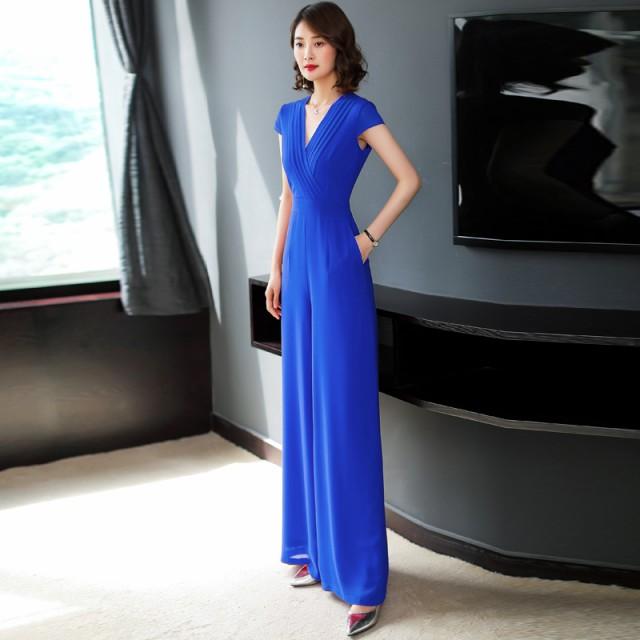 パンツドレス かっこいい パーティードレス パンツ 結婚式