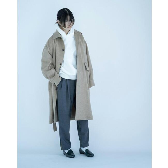 MANON / コート/O/コットン/MNN-CT-035// MANON（マノン） ( SALE 30%OFF ) ウール メルトン ロング コート