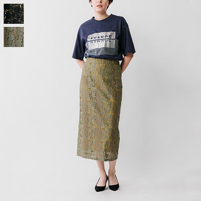 Lallia Mu ラリアムー レース タイトスカート レディース 春 夏