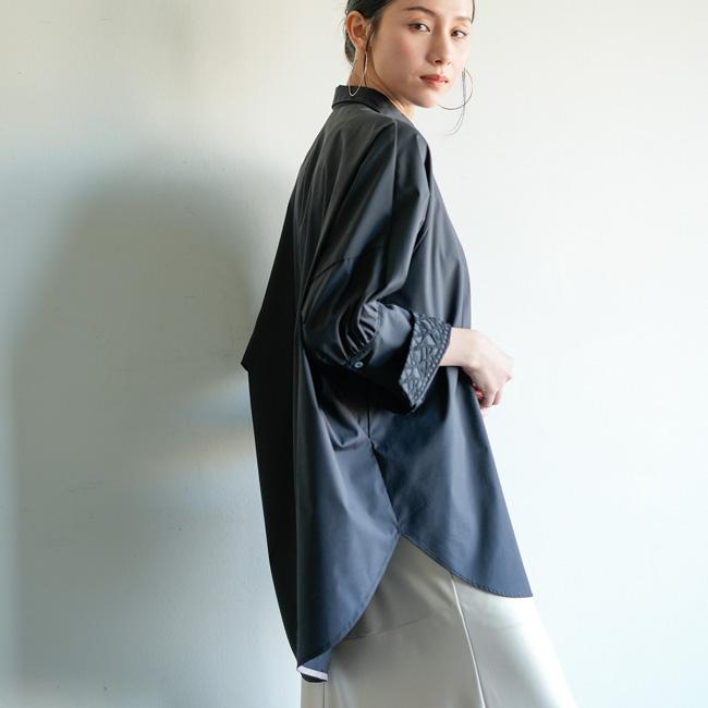 [新品] ラリアムー(Lallia Mu) シャツワンピース 楽天市場】ラリアムー Lallia Mu タックスリーブ ギャザー