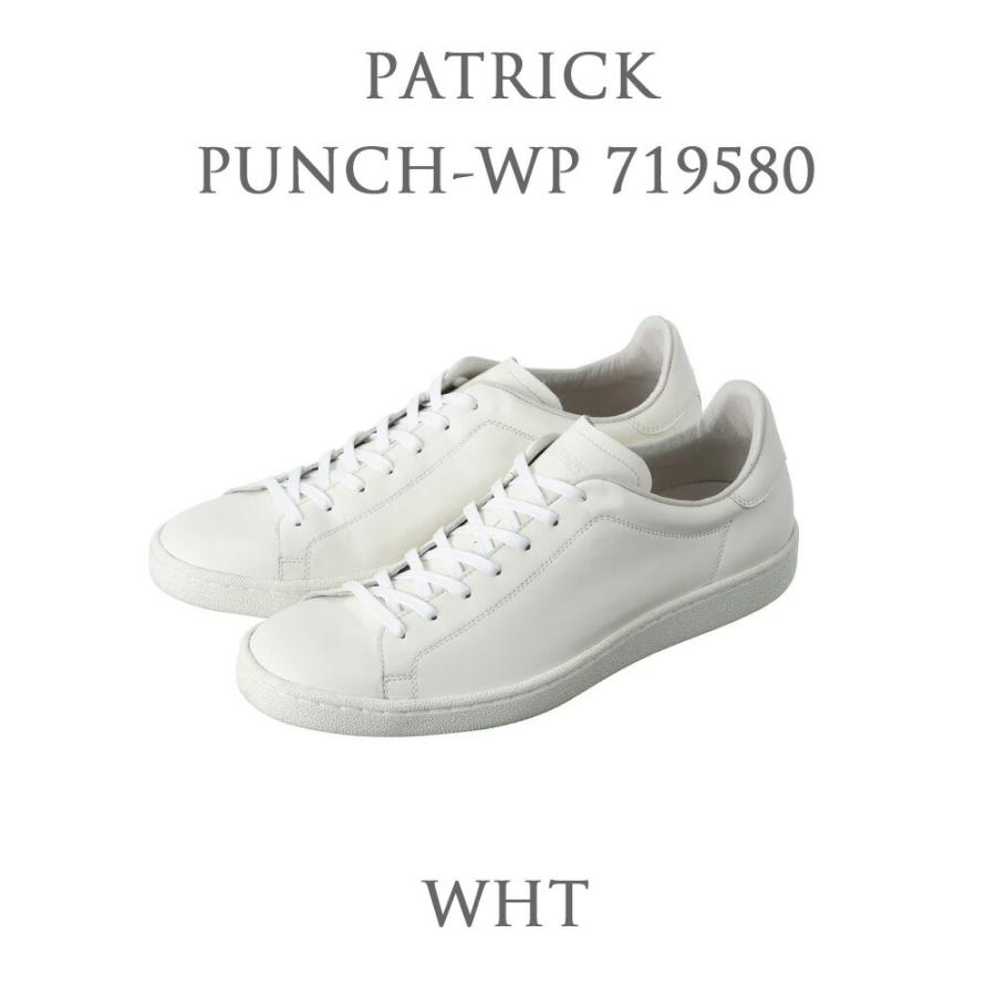 PATRICK パトリック PUNCHーWP パンチ・ウォータープルーフ WHT PATRICK パトリック PUNCHーWP パンチ・ウォータープルーフ WHT